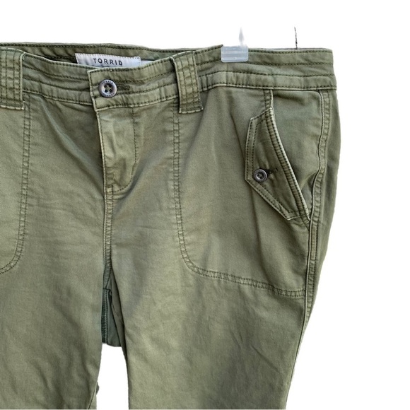 Torrid Crop Twill Military Pants - Picture 7 of 10